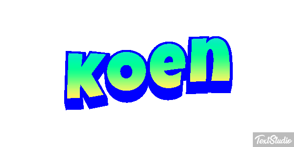 Koen Efecto de texto