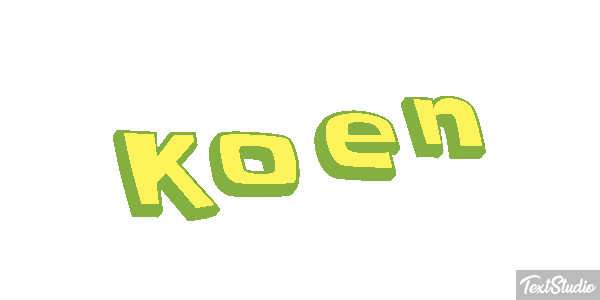 Koen Efecto de texto