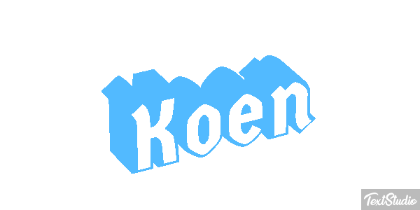 Koen Efecto de texto