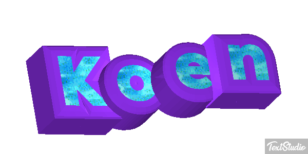 Koen Efecto de texto