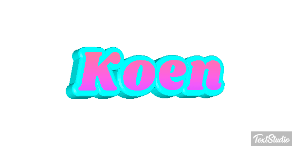 Koen Efecto de texto