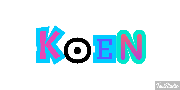 Koen Efecto de texto