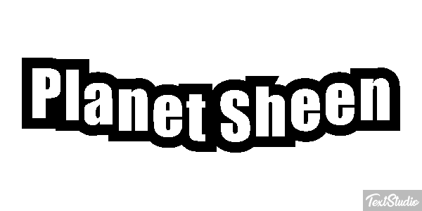 Planet Sheen Efecto de texto