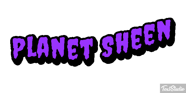 Planet Sheen Efecto de texto