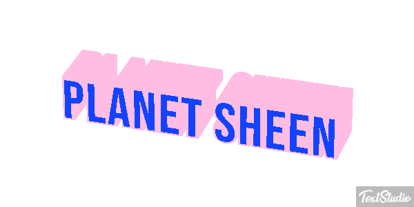 Planet Sheen Efecto de texto