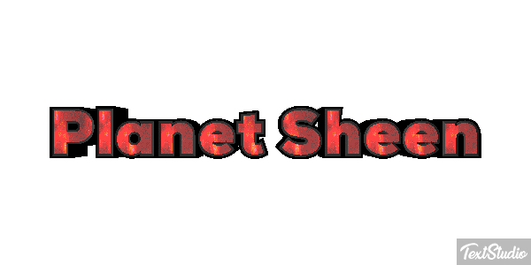 Planet Sheen Efecto de texto