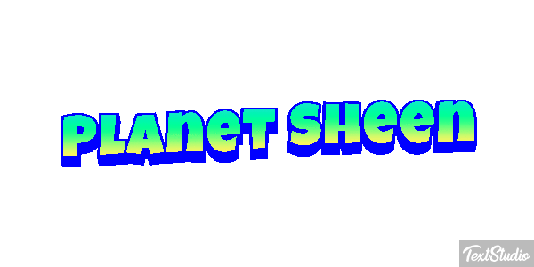 Planet Sheen Efecto de texto