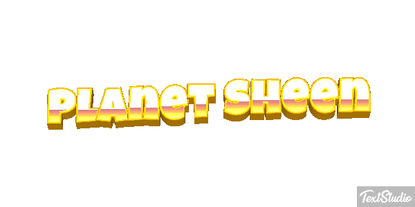 Planet Sheen Efecto de texto
