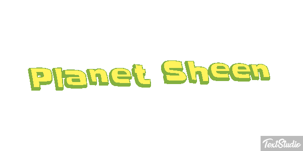 Planet Sheen Efecto de texto
