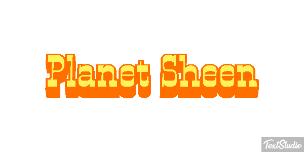 Planet Sheen Efecto de texto