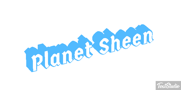 Planet Sheen Efecto de texto