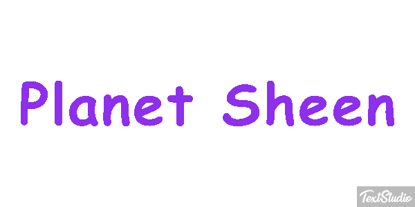 Planet Sheen Efecto de texto