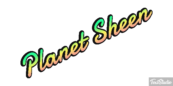 Planet Sheen Efecto de texto