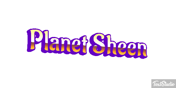 Planet Sheen Efecto de texto