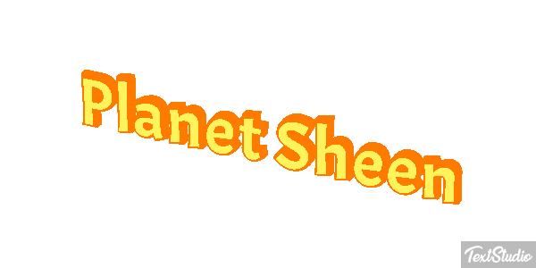 Planet Sheen Efecto de texto