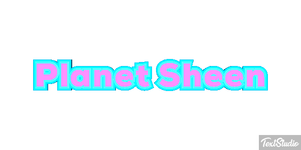 Planet Sheen Efecto de texto