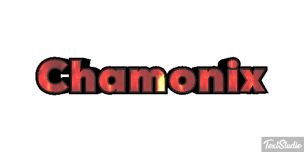 Chamonix Efekt tekstowy