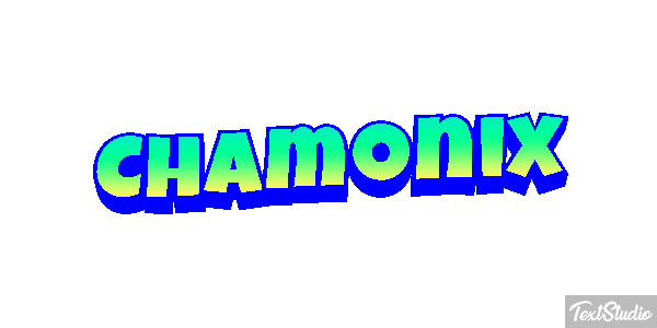 Chamonix Efekt tekstowy