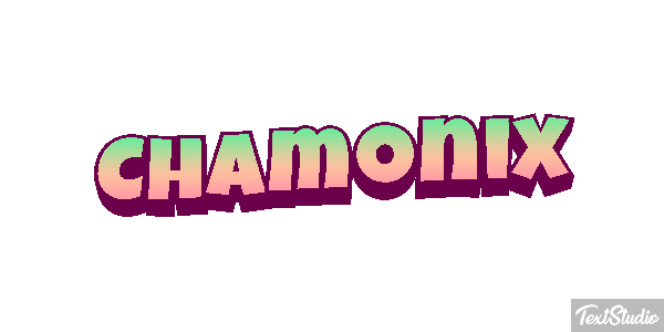 Chamonix Efekt tekstowy