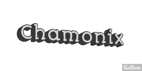 Chamonix Efekt tekstowy