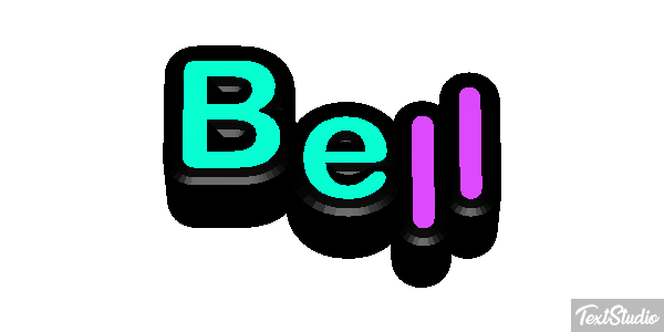 Bell Text effect