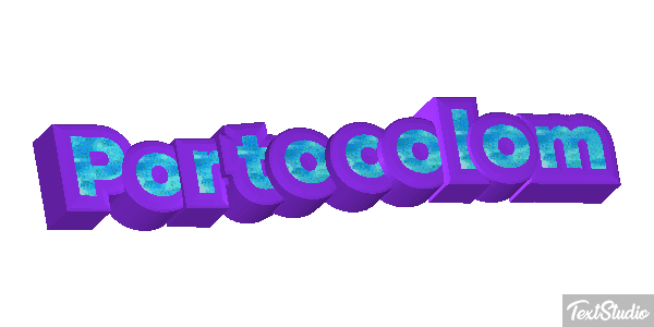 Portocolom Efecto de texto