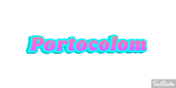 Portocolom Efecto de texto