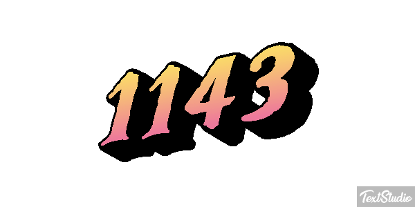 1143 Effetto testo