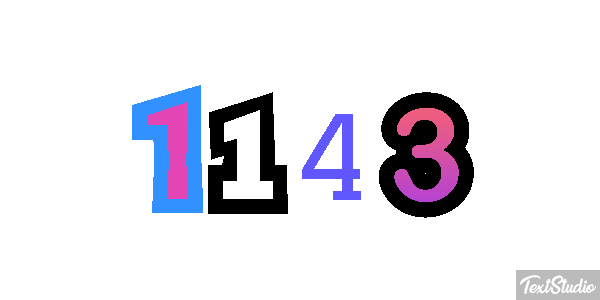 1143 Effetto testo