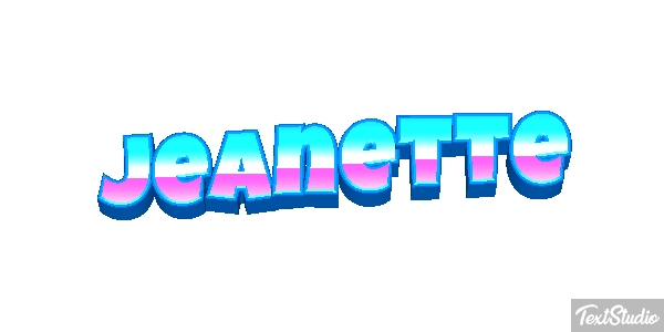 Jeanette Text effect