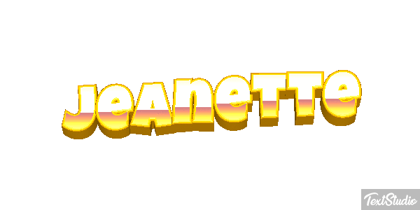 Jeanette Text effect