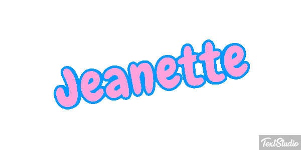 Jeanette Text effect
