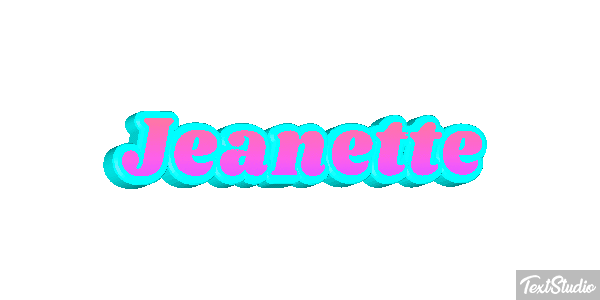 Jeanette Text effect