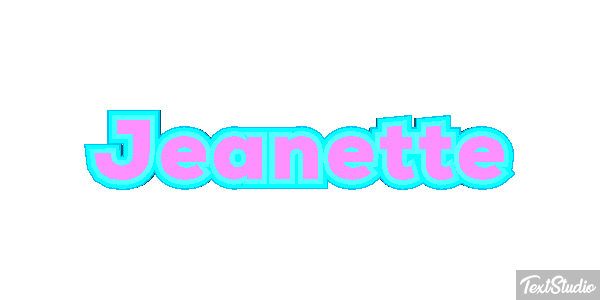 Jeanette Text effect