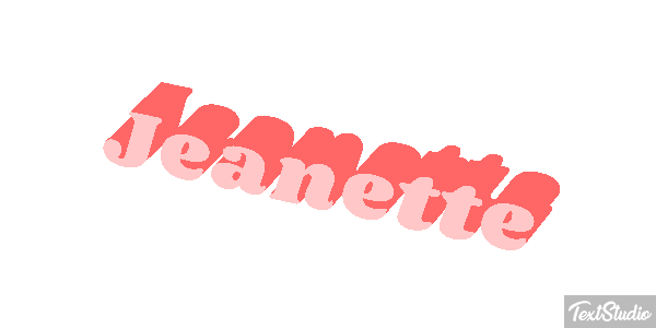 Jeanette Text effect