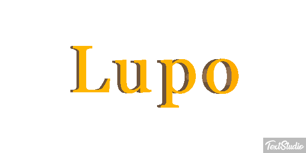 Lupo Effetto testo