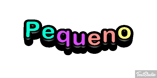 Pequeno Efeito do texto