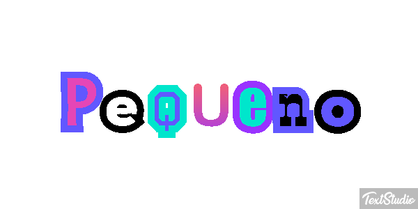 Pequeno Efeito do texto