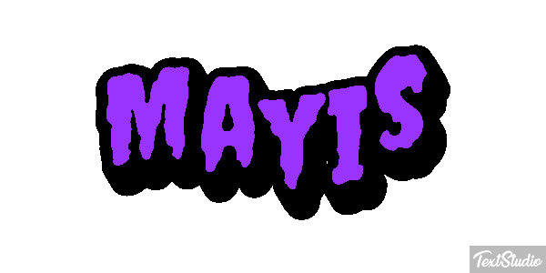 Mayıs Efecto de texto