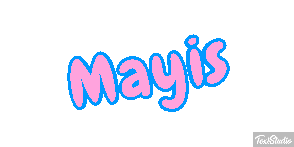 Mayıs Efecto de texto