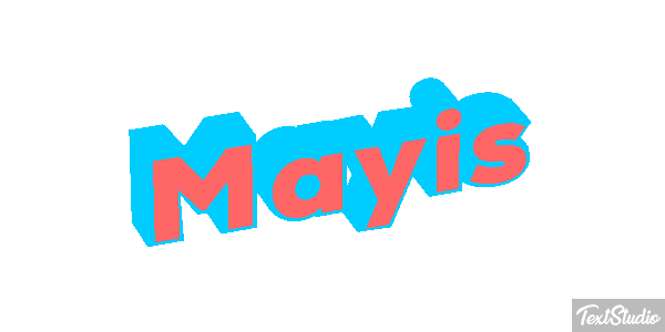 Mayıs Efecto de texto