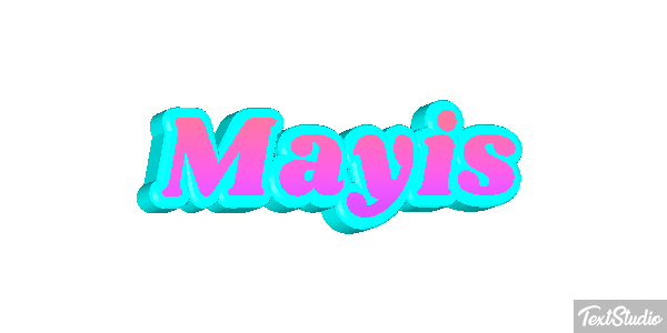 Mayıs Efecto de texto