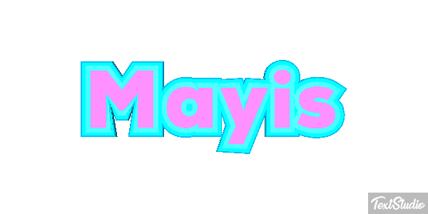Mayıs Efecto de texto
