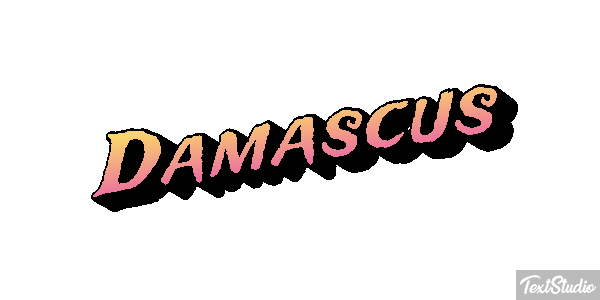 Damascus Efekt tekstowy