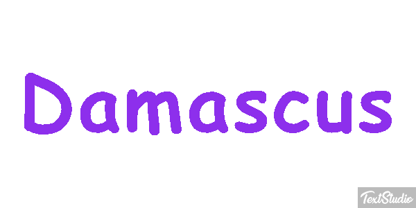 Damascus Efekt tekstowy