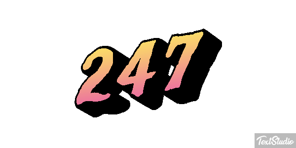 247 Texteffekt