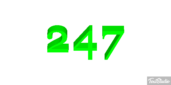 247 Texteffekt