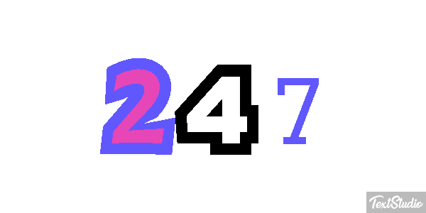 247 Texteffekt