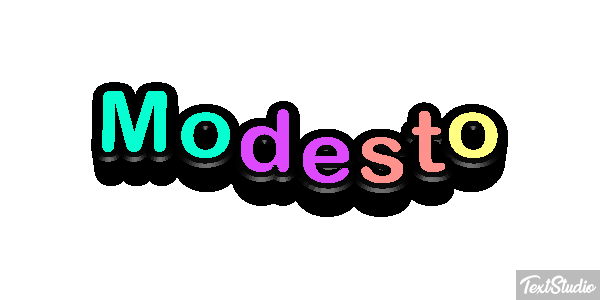 Modesto Effetto testo