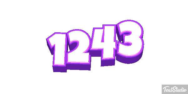 1243 Text effect